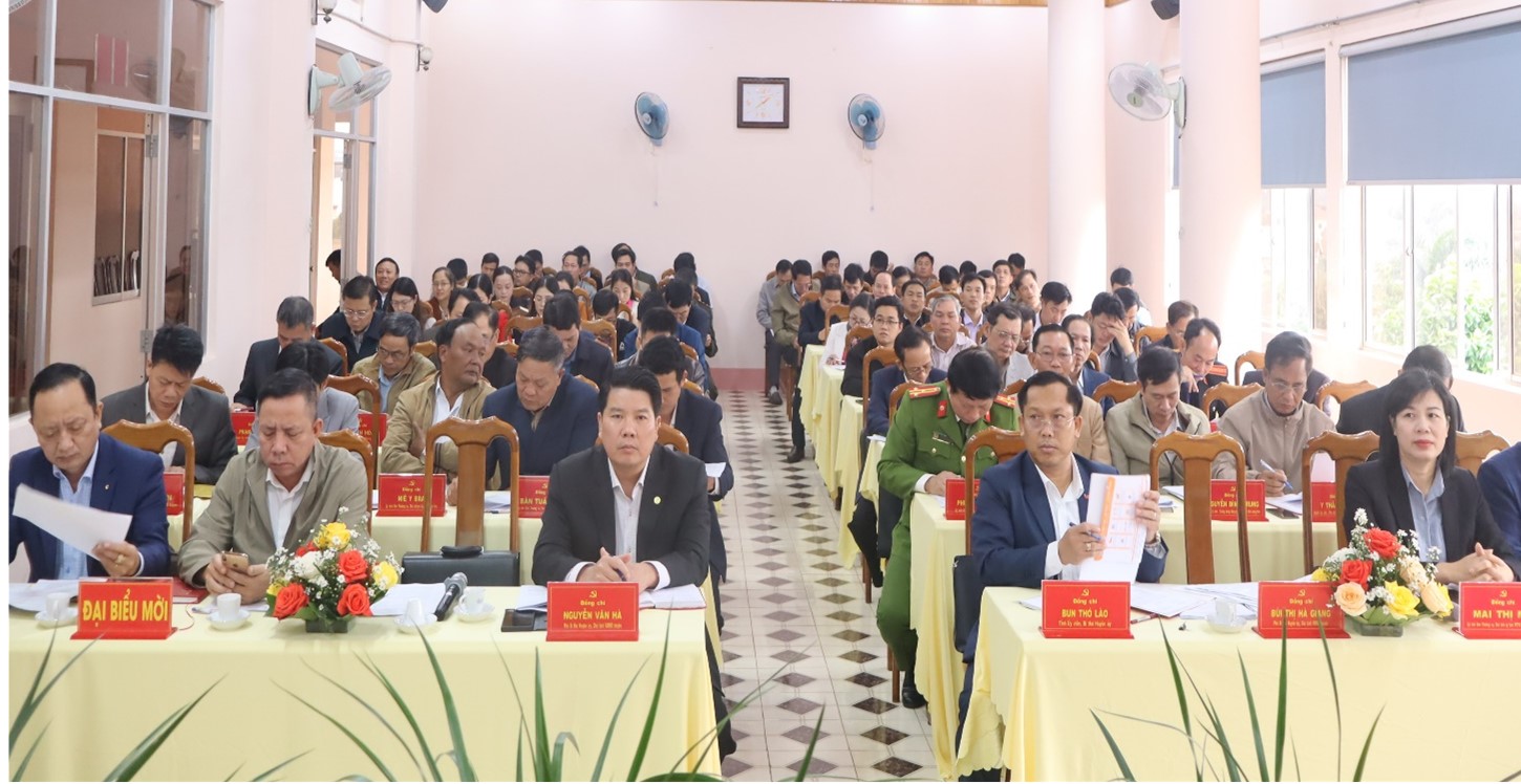 Hội nghị Ban chấp hành Đảng bộ huyện Ea H’Leo lần thứ 19 (mở rộng)